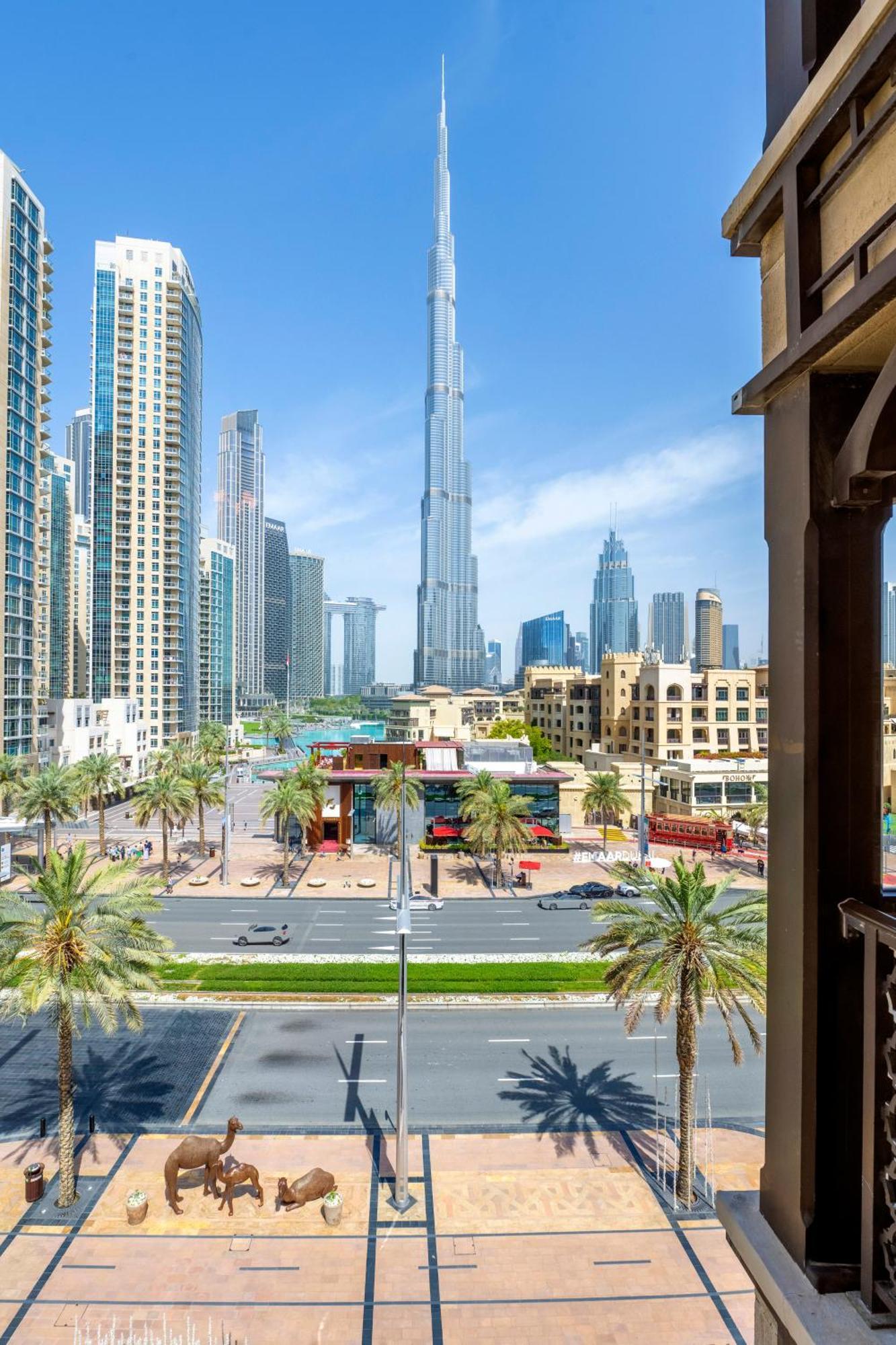 Ultra Luxury Downtown - Full Burj Khalifa View - 5 Min Walk To Dubai Mall! المظهر الخارجي الصورة
