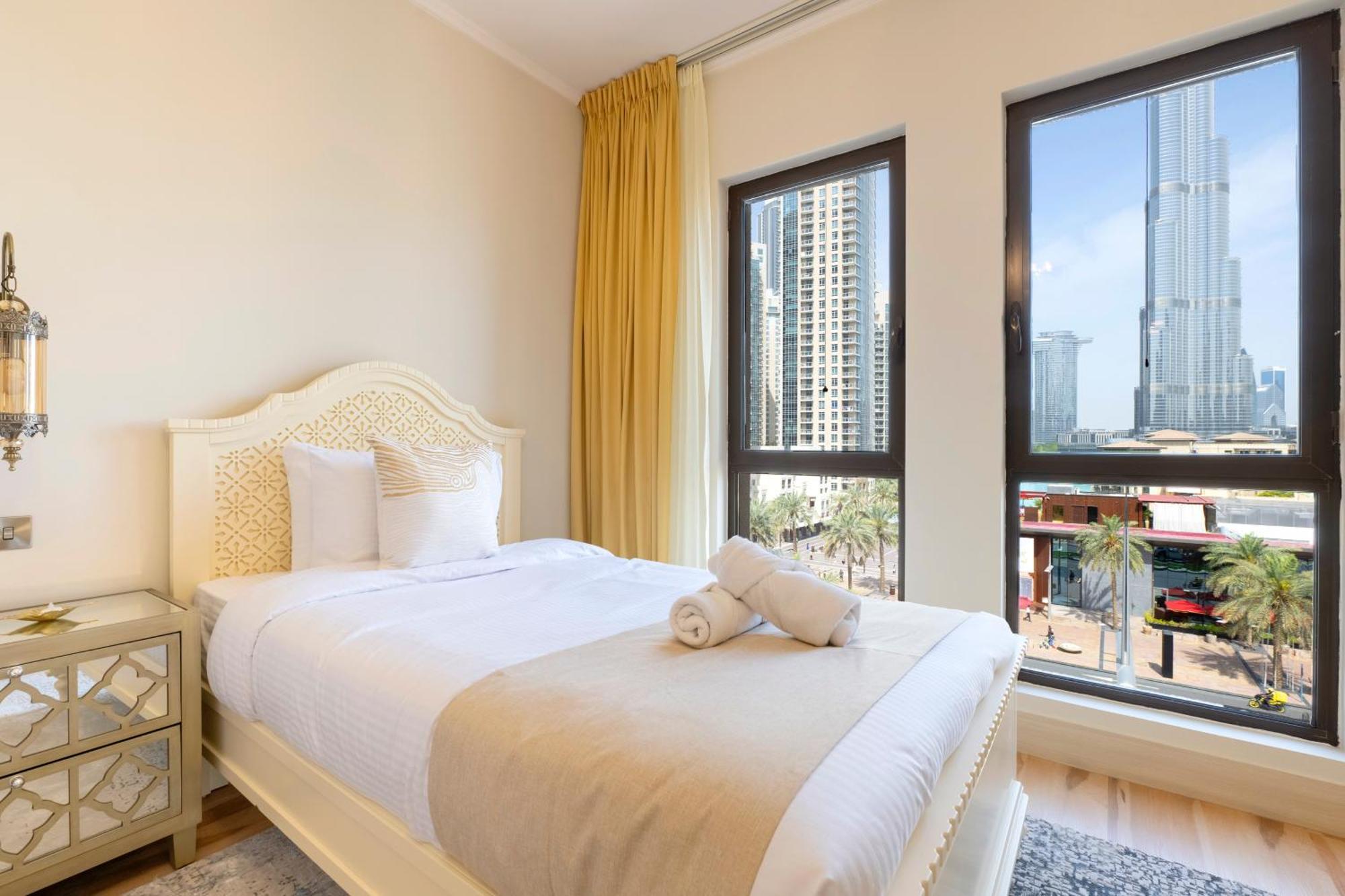 Ultra Luxury Downtown - Full Burj Khalifa View - 5 Min Walk To Dubai Mall! المظهر الخارجي الصورة