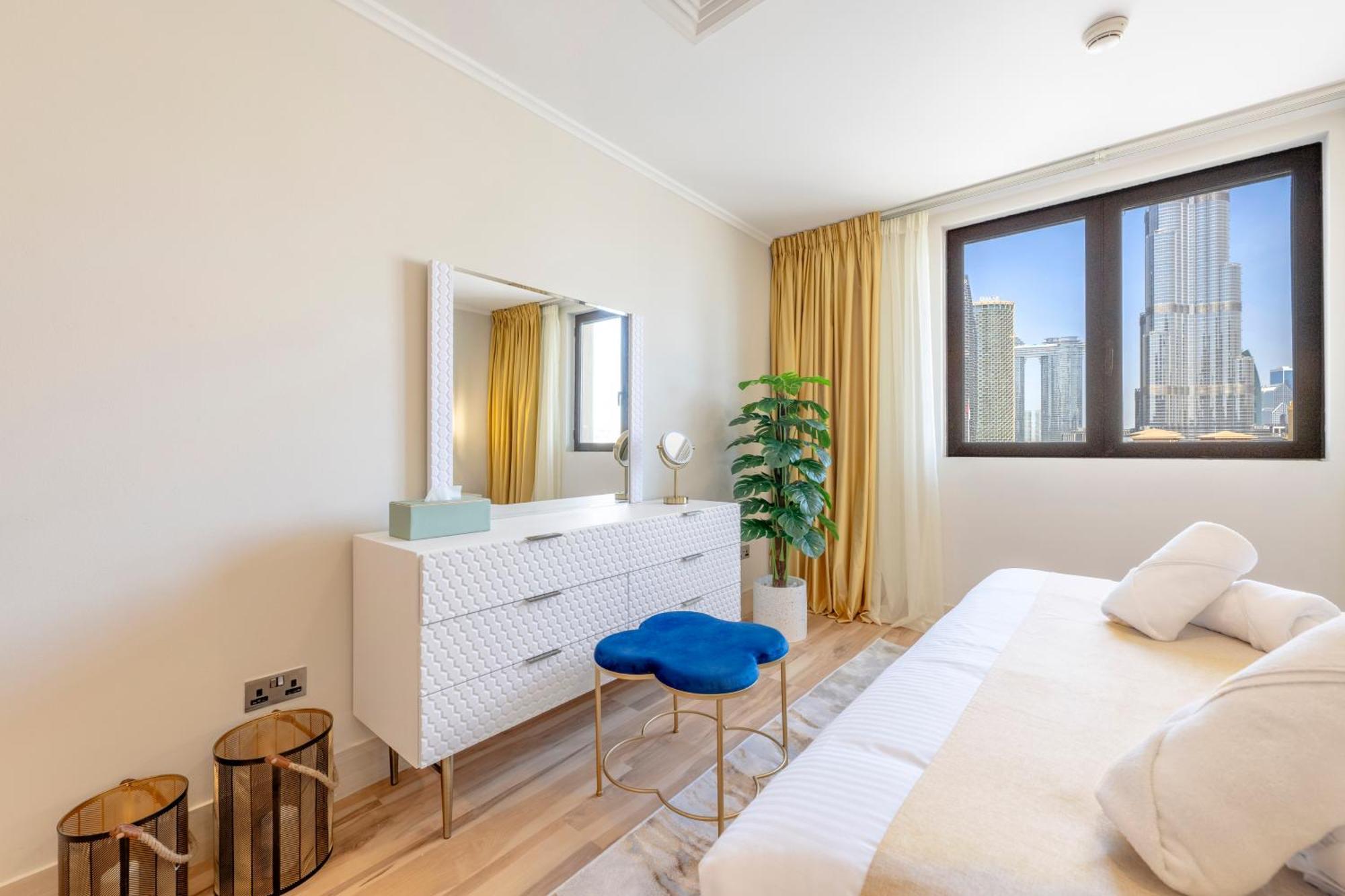 Ultra Luxury Downtown - Full Burj Khalifa View - 5 Min Walk To Dubai Mall! المظهر الخارجي الصورة